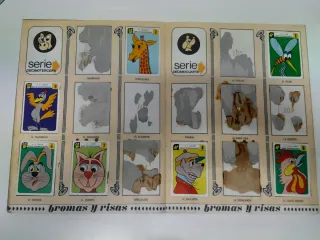 Album de cromos BROMAS Y RISAS. Lisel