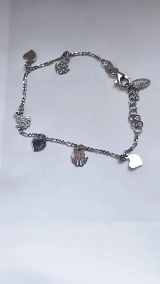 Bracciale Amen con ciondoli angeli e cuori