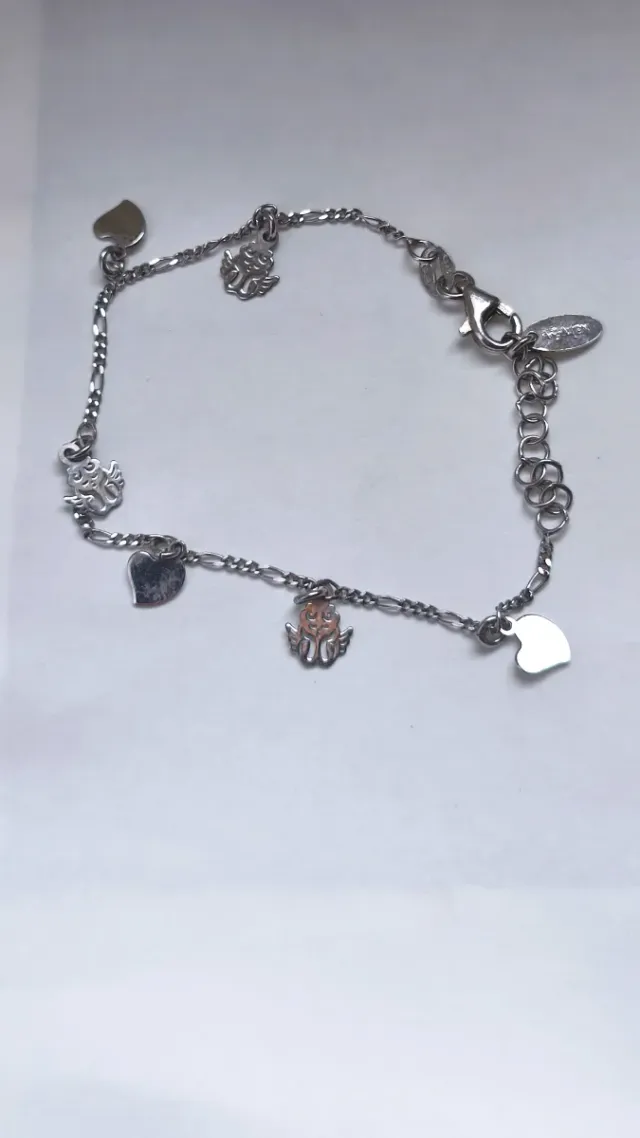 Bracciale Amen con ciondoli angeli e cuori