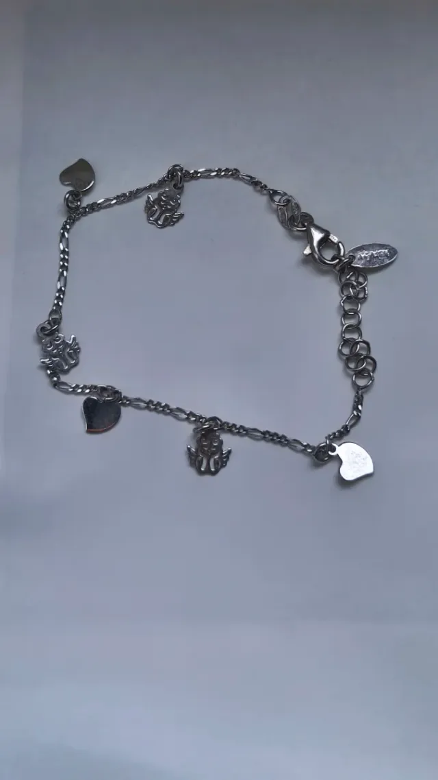 Bracciale Amen con ciondoli angeli e cuori