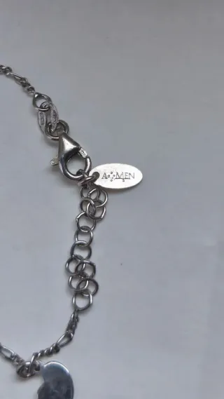 Bracciale Amen con ciondoli angeli e cuori