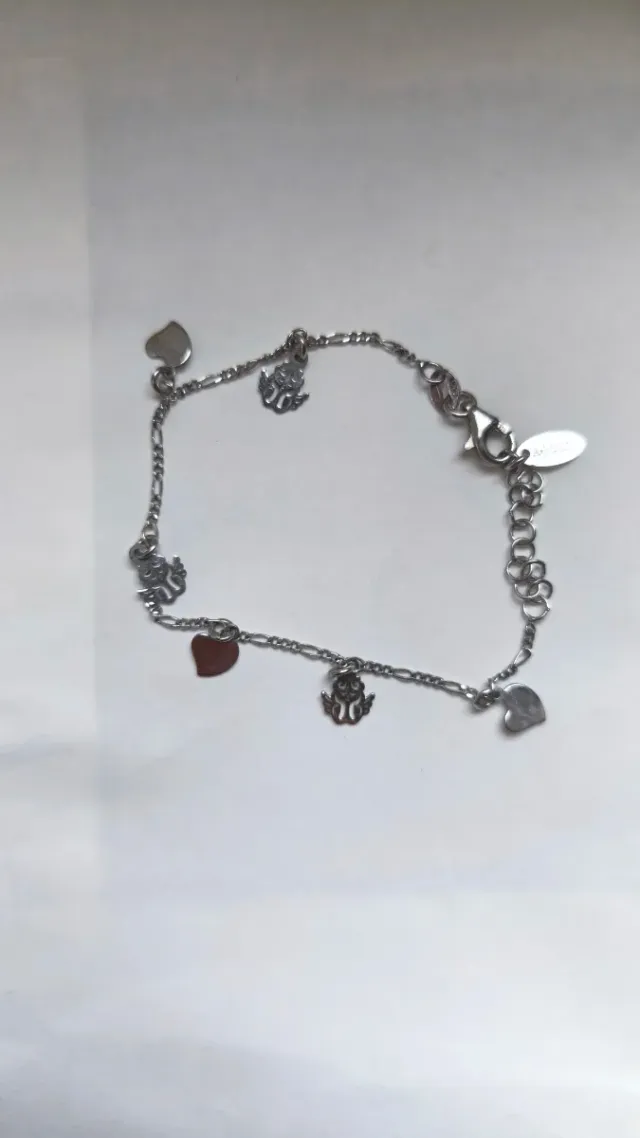 Bracciale Amen con ciondoli angeli e cuori
