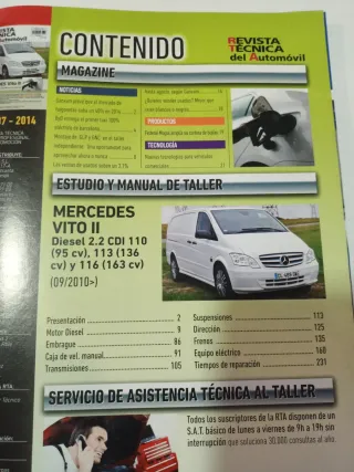 Revista Técnica del Automóvil Mercedes Vito II