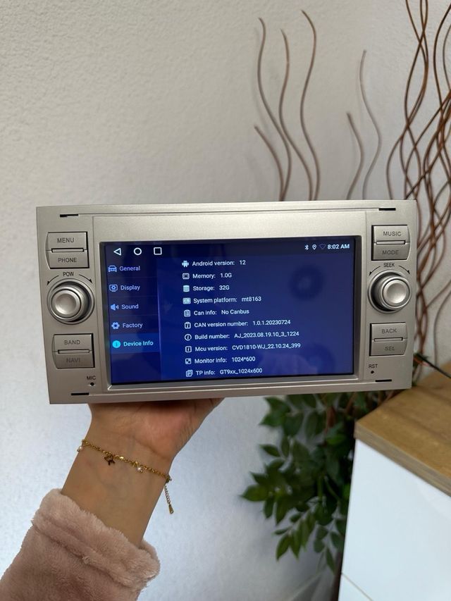 Radio Coche Pantalla Táctil para Ford