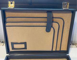 Maletín de piel para portátil