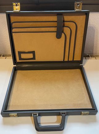 Maletín de piel para portátil