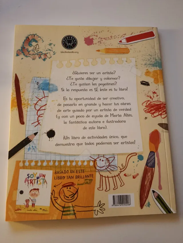 Libro actividades infantiles Eres un artista