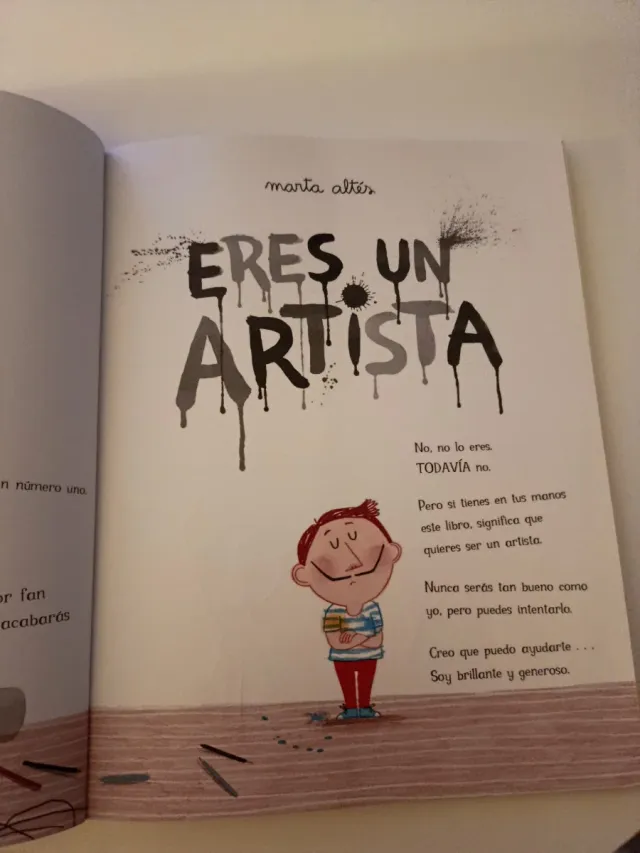 Libro actividades infantiles Eres un artista