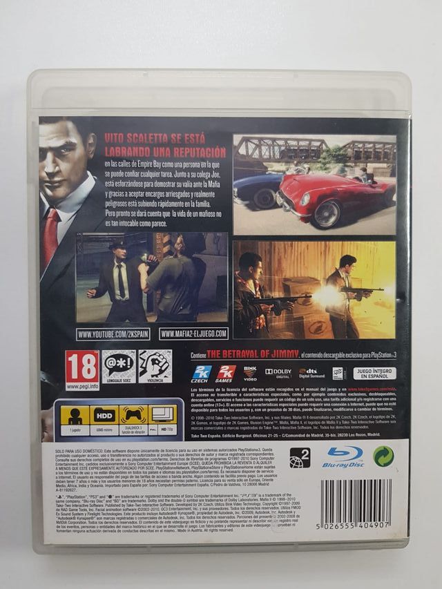 Mafia II PS3