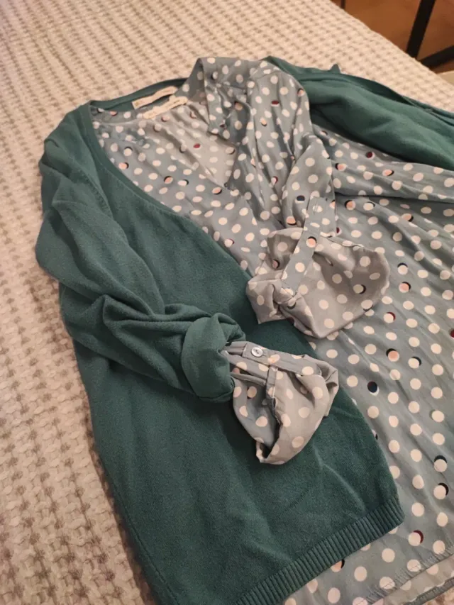 Camisa y jersey Sfera azul talla M