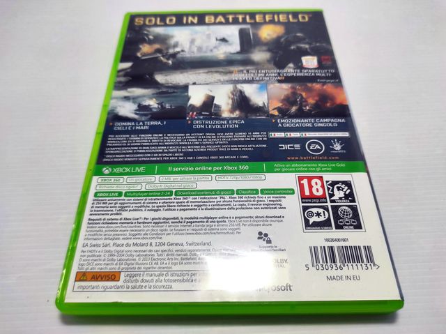 Battlefield 4 Xbox 360 Gioco Testato