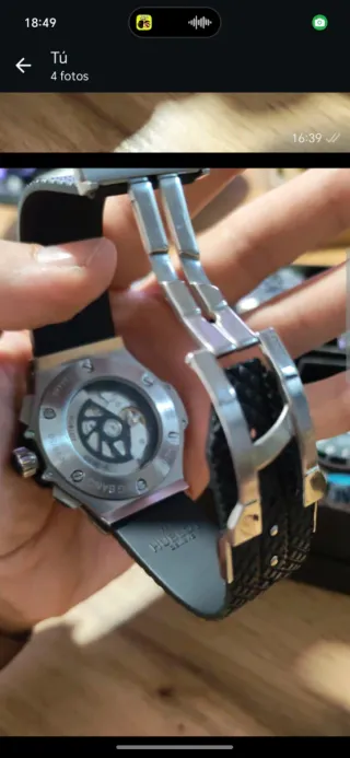 Reloj de hombre Automático plateado