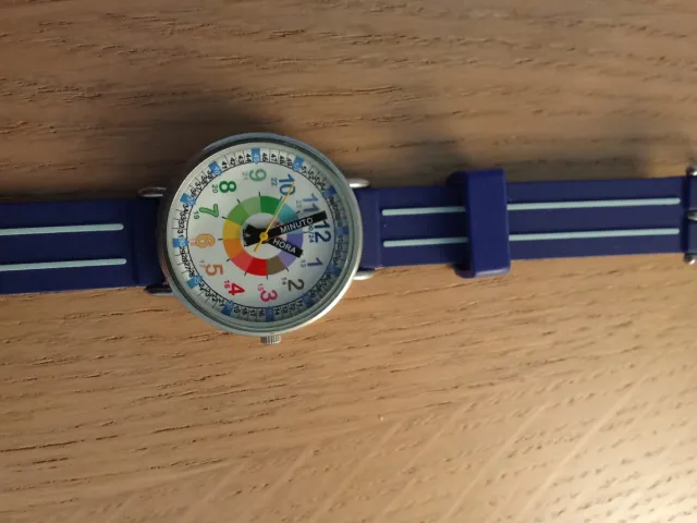 Reloj infantil Kiddus azul multicolor