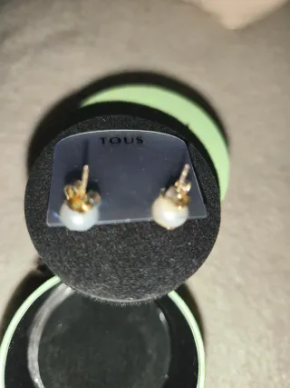 Pendientes Tous Bolita Plata