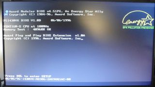 PC Retro AT Socket 7 P100 40MB W98