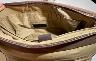 Maletín Vaio Piel y Tela Marrón