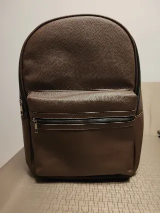 Mochila polipiel marrón