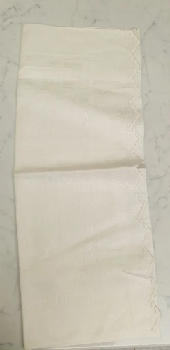 5 set Asciugamano vintage ricamato