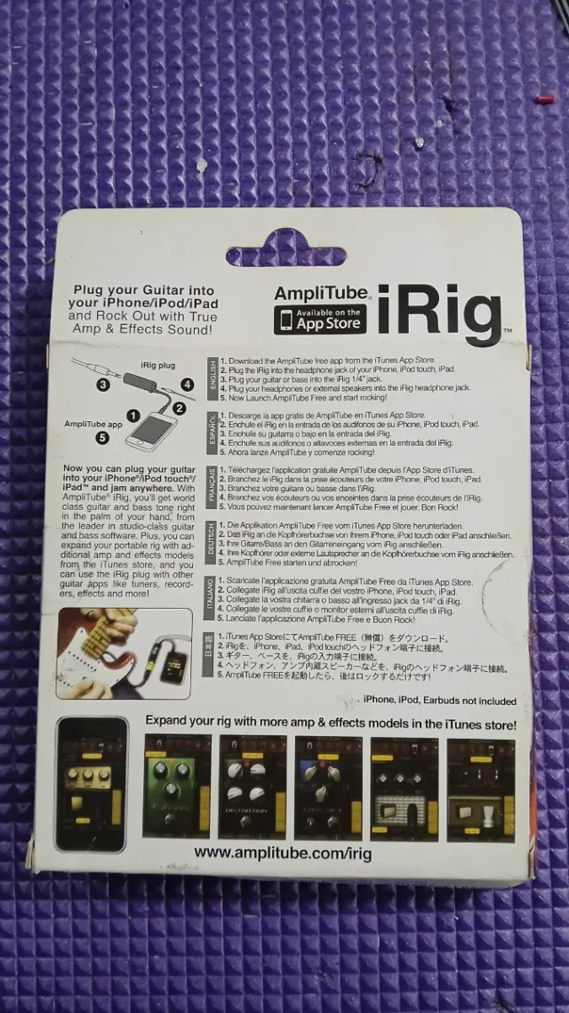 IK Multimedia iRig 2 Interfaz Guitarra iPhone