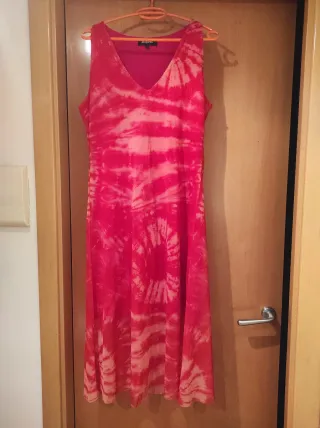 Vestido Desigual efecto tul con forro