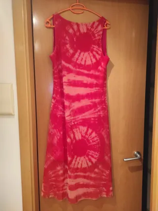 Vestido Desigual efecto tul con forro