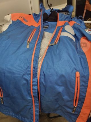 Giacca sci HT Team blu e arancione