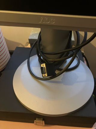 Monitor PC 24 Plata y Negro