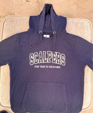 Sudadera Scalpers Azul Marino Talla 10