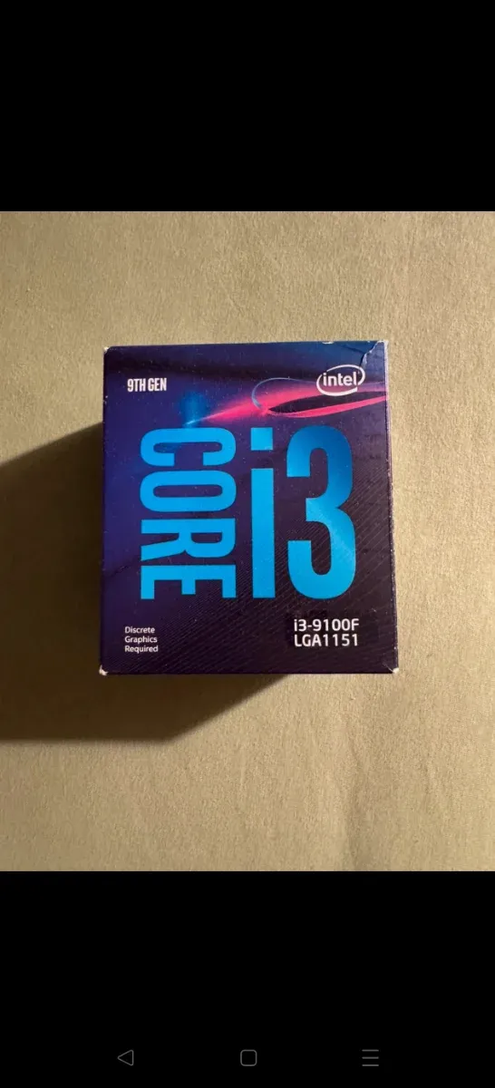Intel Core i3-9100F + Ventola e Dissipatore LGA115