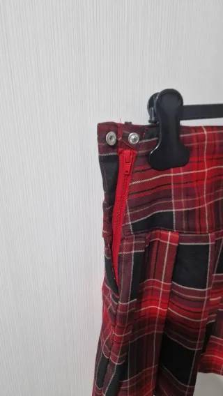 Falda cuadros H&M niña