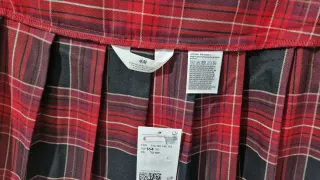 Falda cuadros H&M niña