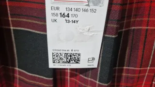 Falda cuadros H&M niña