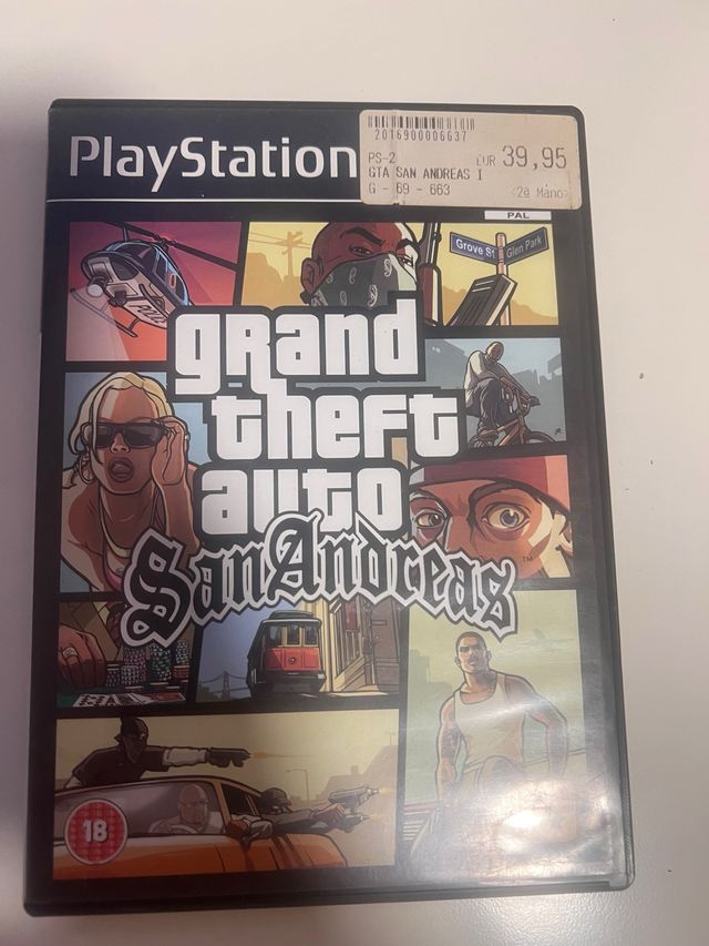 Grand Theft Auto San Andreas PS2