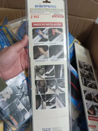 Tiras Protectoras Umbral Puerta Coche ENERFERO