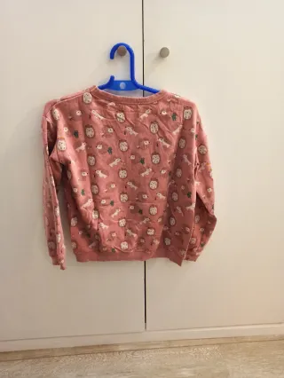 Sudadera niña estampado erizos
