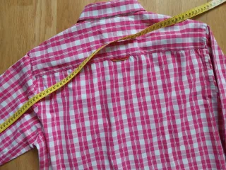 Camisa Spagnolo cuadros rosa talla 4