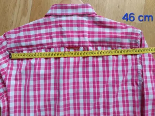 Camisa Spagnolo cuadros rosa talla 4