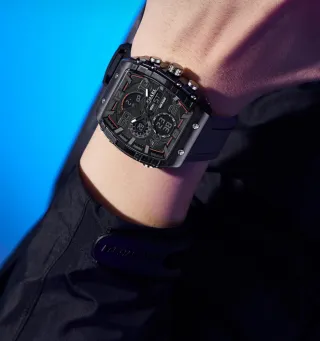 Reloj SMAEL Negro y Dorado