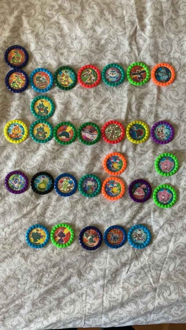 Lote Tazos Pokémon Roks