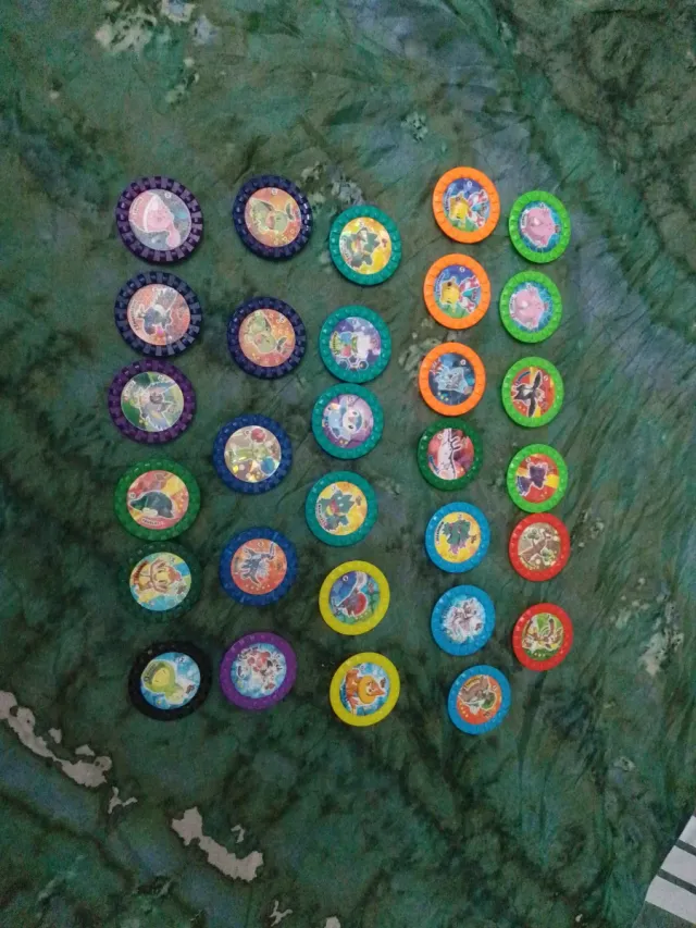 Lote Tazos Pokémon Roks