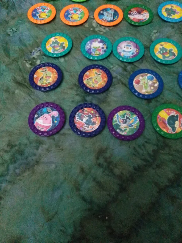Lote Tazos Pokémon Roks