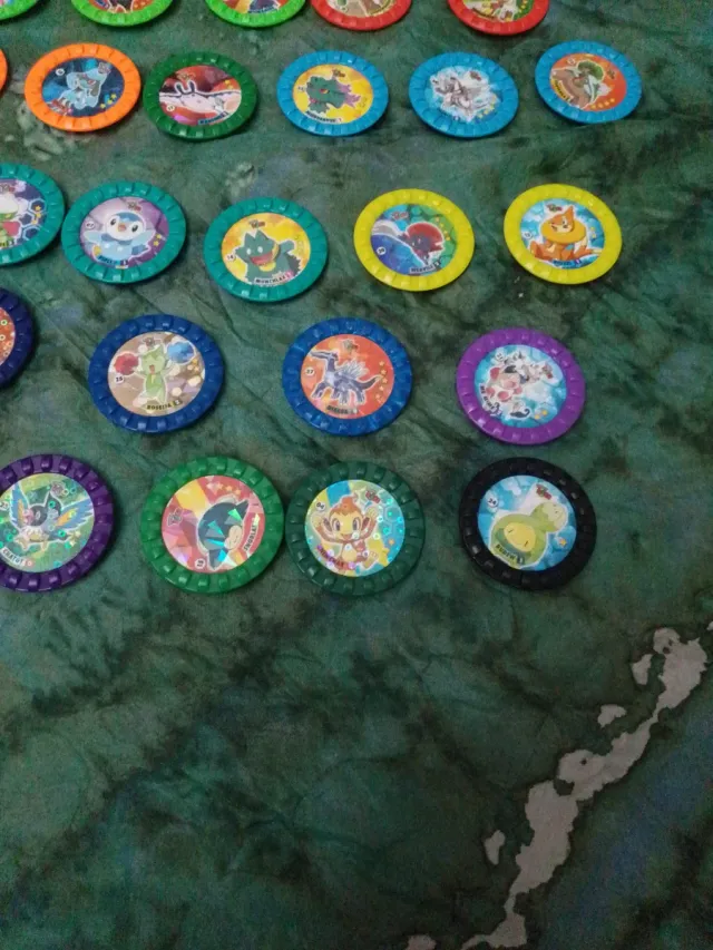 Lote Tazos Pokémon Roks
