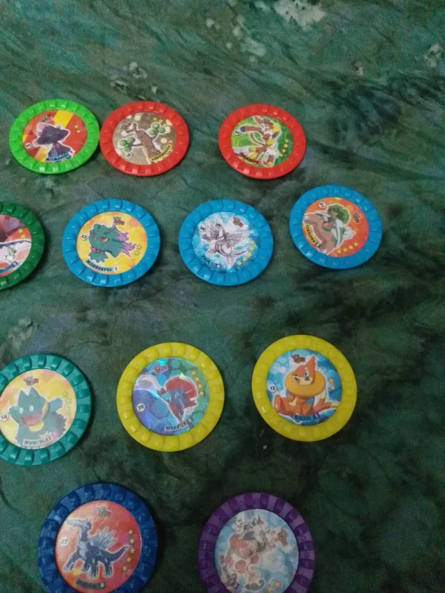 Lote Tazos Pokémon Roks