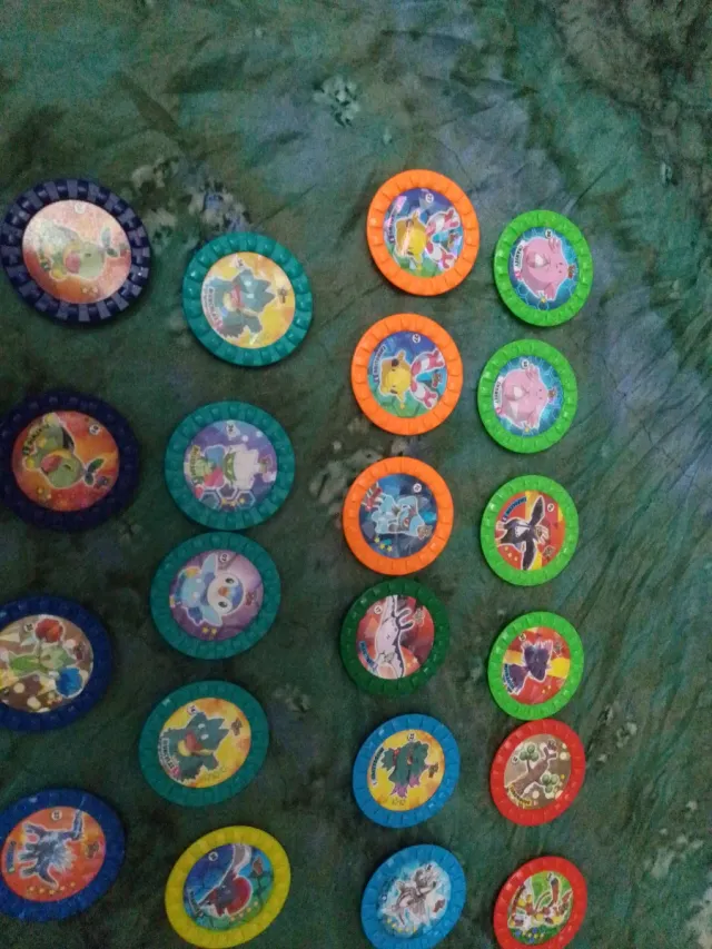 Lote Tazos Pokémon Roks