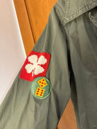 Gabardina IKKS original verde oliva