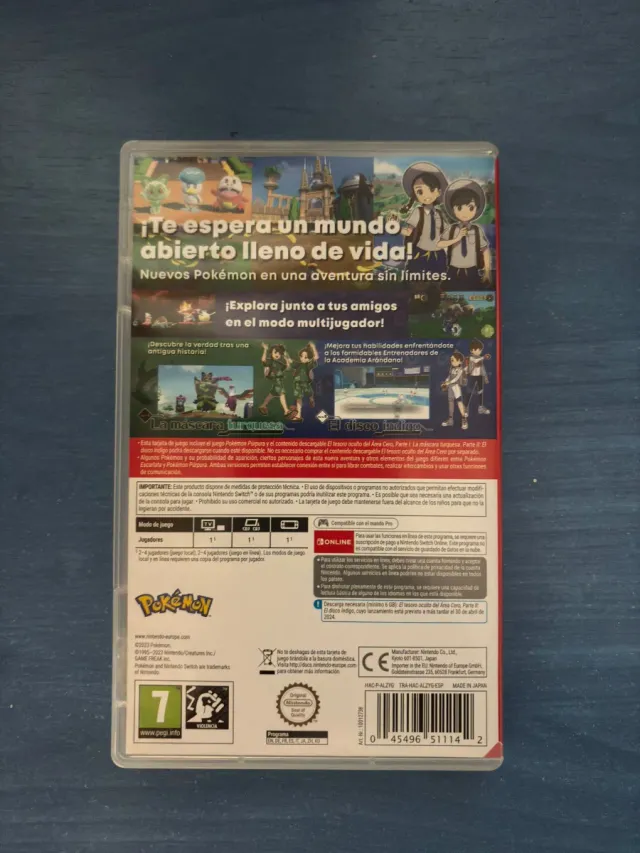 Pokémon Púrpura Nintendo Switch+ Expansión
