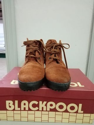 Polacchine Blackpool camoscio donna tg 38