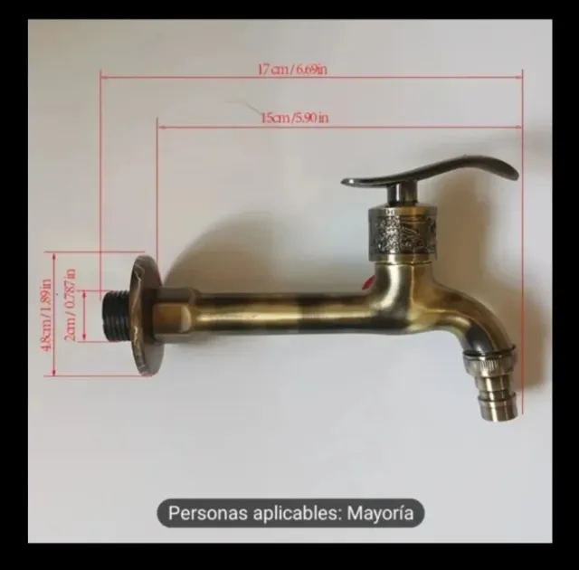 Grifo de jardín estilo vintage