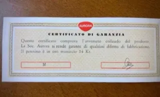Stilografica Aurora 888 per Ricardo B.