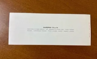 Stilografica Aurora 888 per Ricardo B.